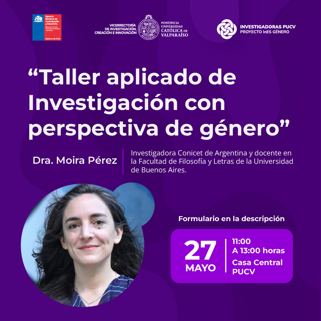 Taller “Taller aplicado de Investigación con perspectiva de género”